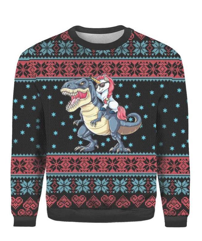 All I Want For Christmas Is A Unicorn Ugly Christmas Sweater For Men & Women