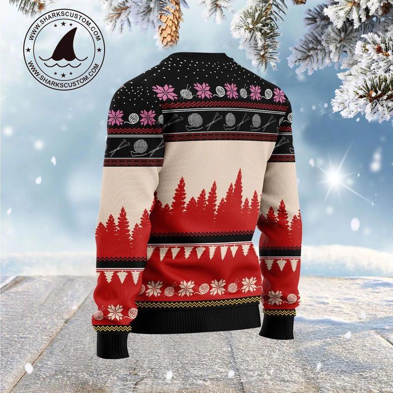 All I Want For Christmas Is More Time For Knitting Ugly Christmas Sweater