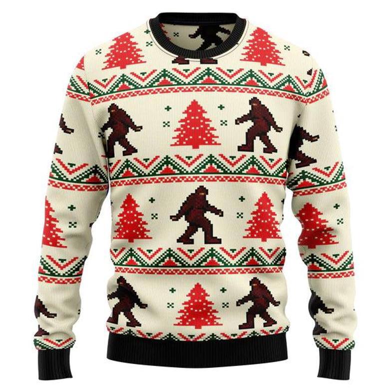 Amazing Bigfoot Ugly Christmas Sweater