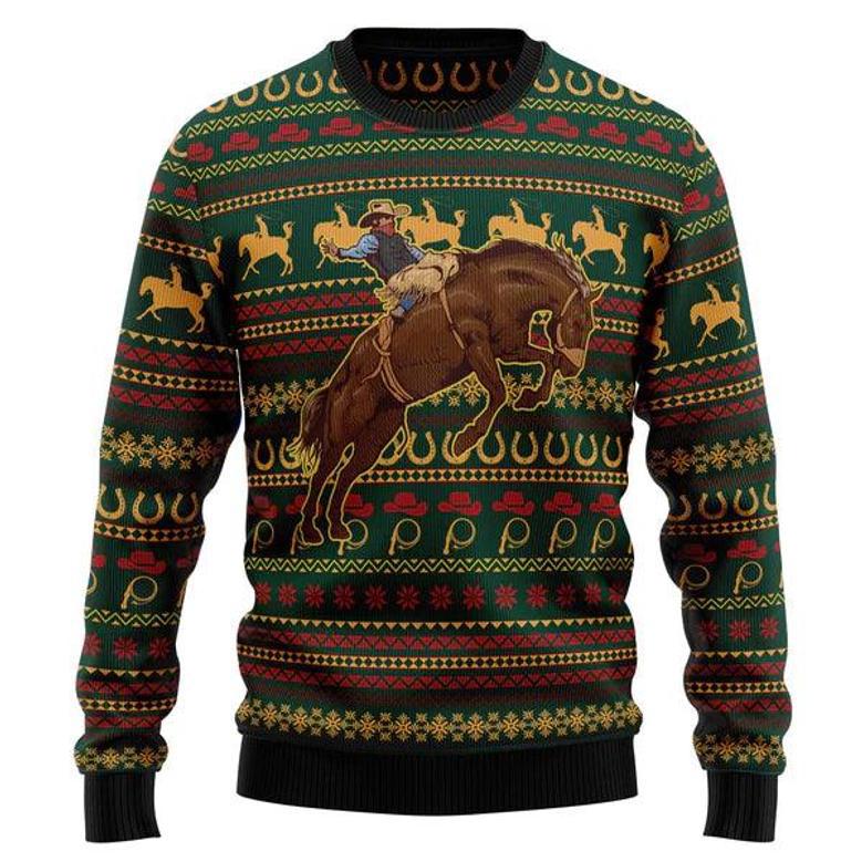 Amazing Cowboy Ugly Christmas Sweater