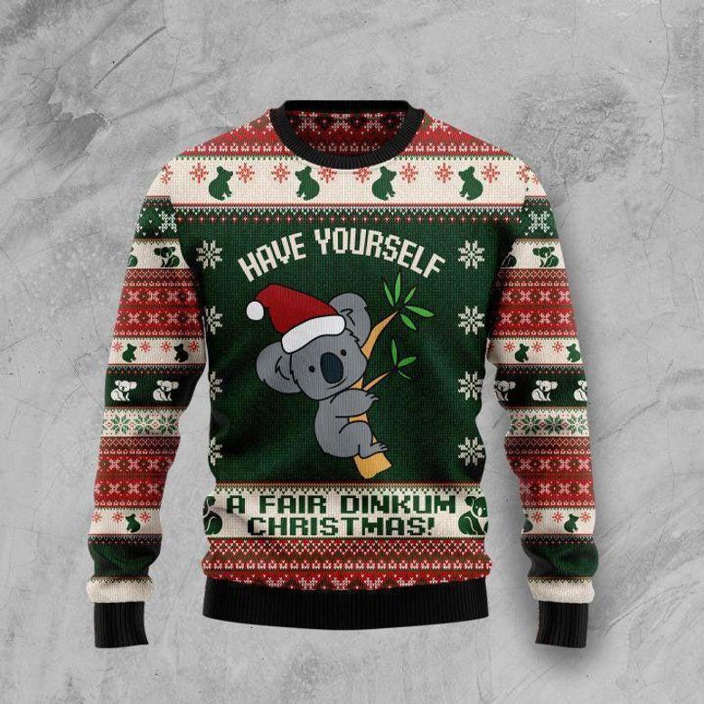 Australian Fair Dinkum Christmas Ugly Christmas Sweater