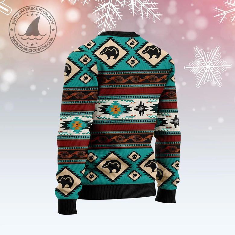 Bear Wild And Free Ugly Christmas Sweater