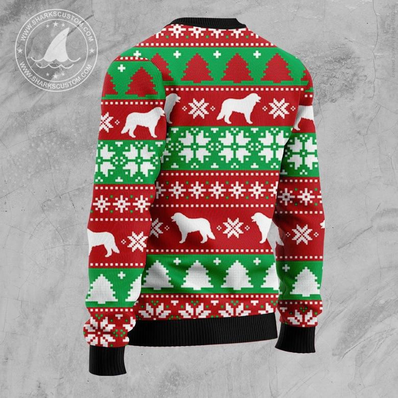 Bernese Mountain Dog Family Ugly Christmas Sweater