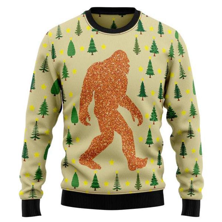 Bigfoot Sasquatch Ugly Christmas Sweater