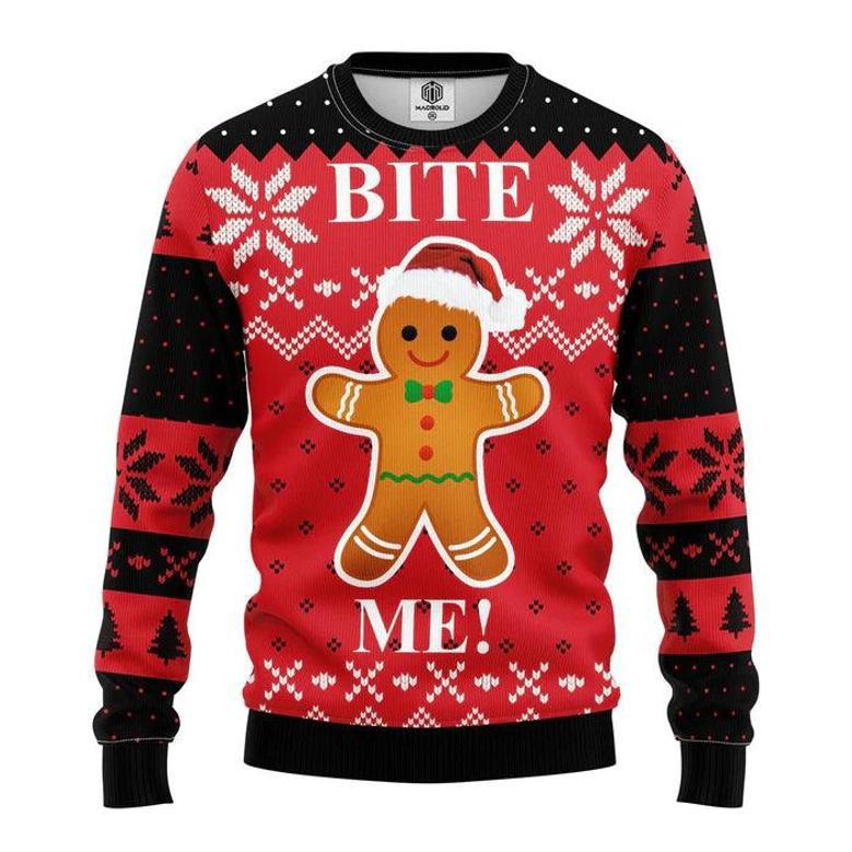 Bite Me Ugly Christmas Sweater For Men & Women