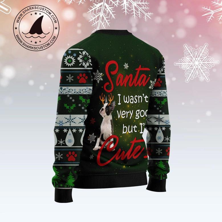 Boston Terrier I'm Cute Ugly Christmas Sweater