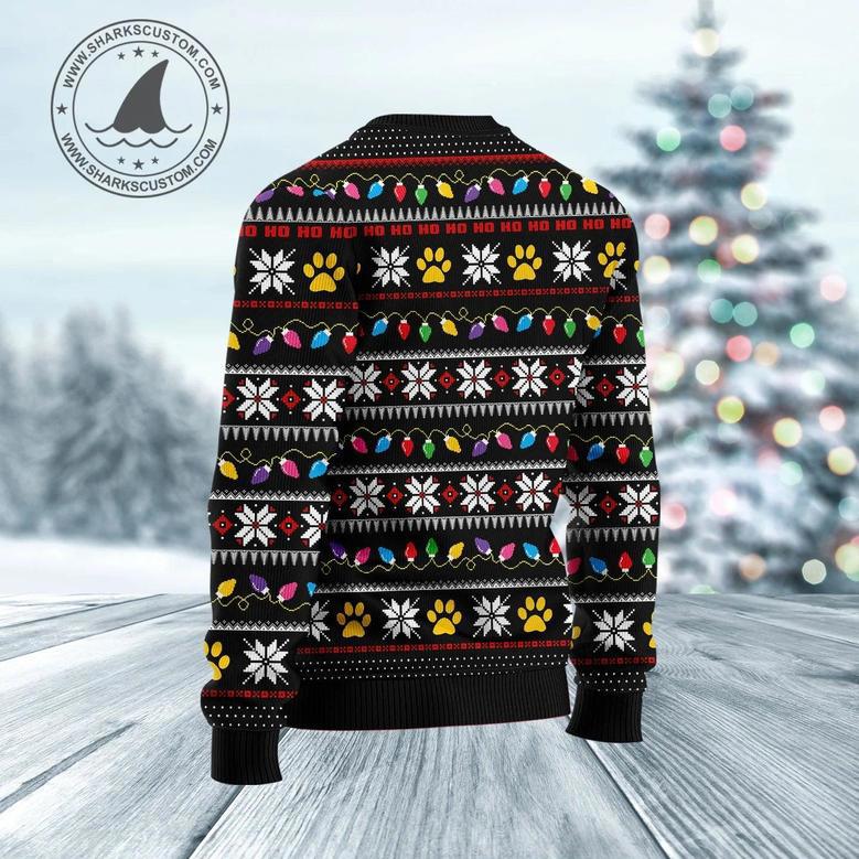 Boxer Christmas unisex womens & mens, couples matching, friends, funny family ugly christmas holiday sweater gifts