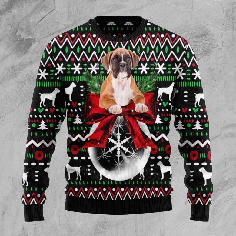 Boxer Xmas Ball Ugly Christmas Sweater