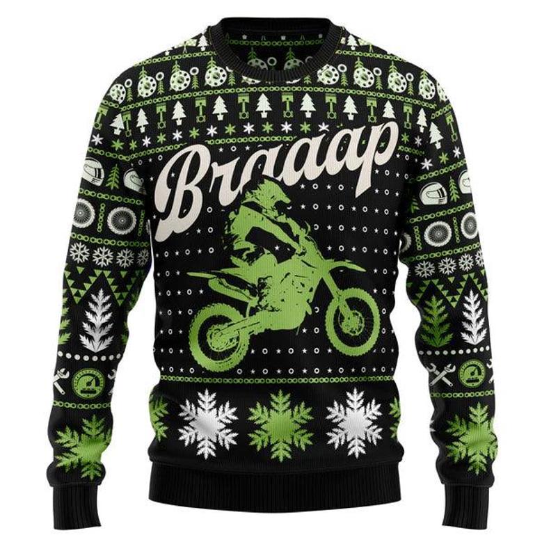 Braaap Moto Ugly Christmas Sweater