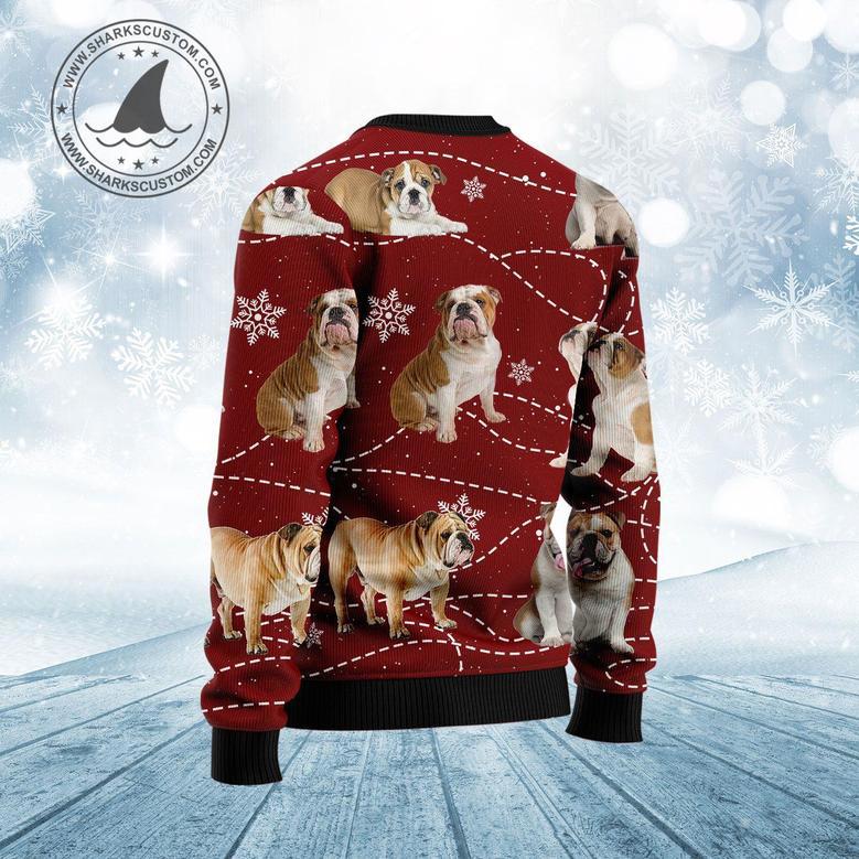 Bulldog Xmas Ugly Christmas Sweater