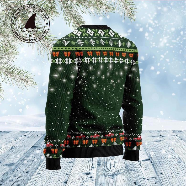 Butterfly Christmas Season My Mind Ugly Christmas Sweater