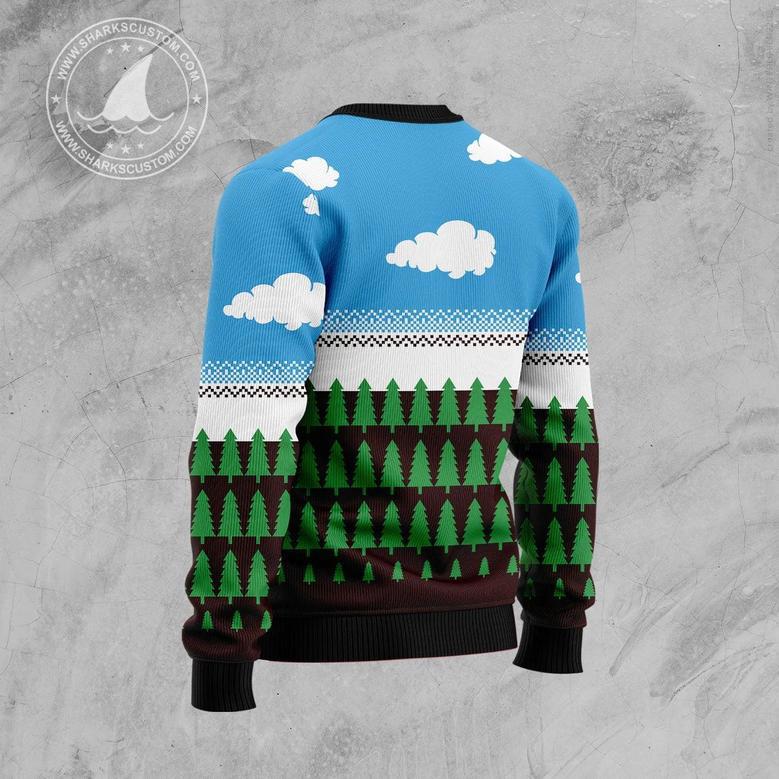 Camping Forest My Soul Ugly Christmas Sweater