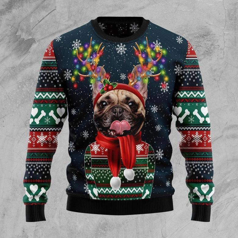 Cool French Bulldog Ugly Christmas Sweater