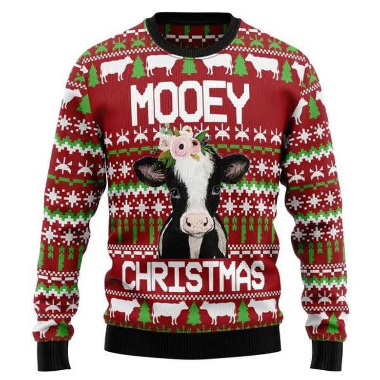 Cow Mooey Christmas Ugly Christmas Sweater