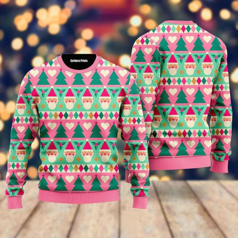 Cute christmas geometric elements Pattern Ugly Christmas Sweater For Men & Women