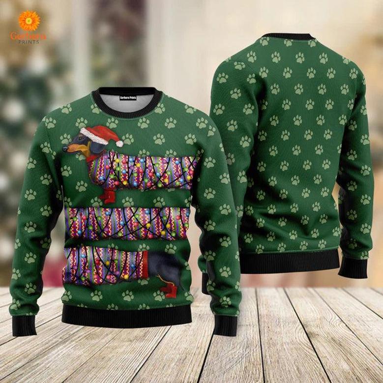 Dachshund Ugly Christmas Sweater For Men & Women