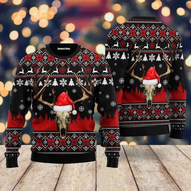 Deer Hunting Christmas Ugly Christmas Sweater For Men & Women