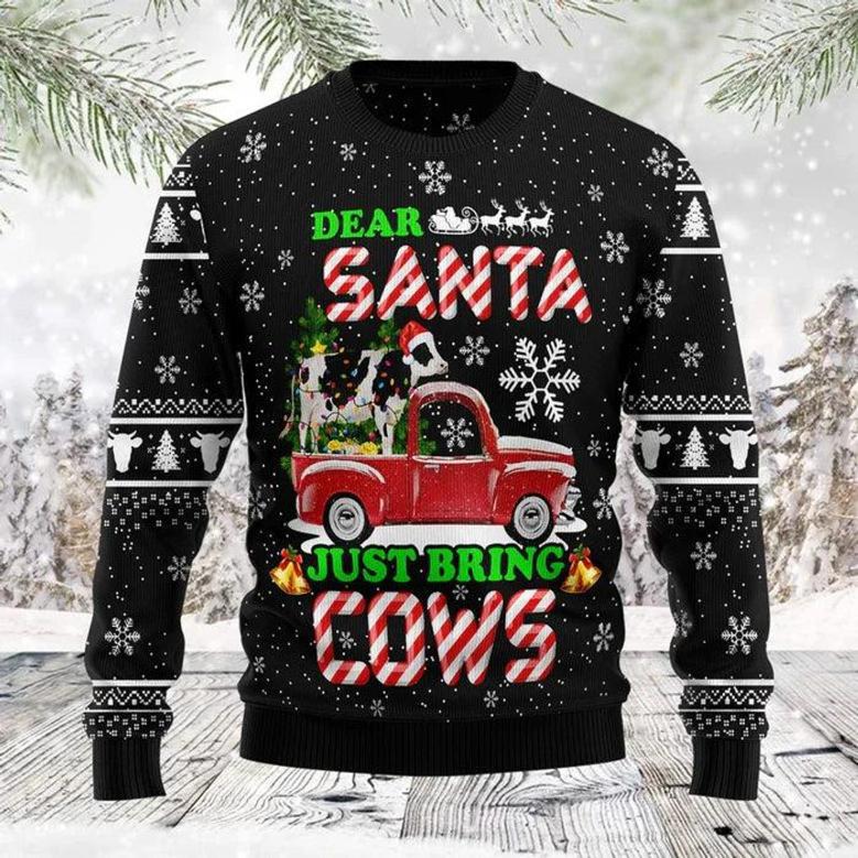 Deer Santa Ugly Christmas Sweater For Men & Women