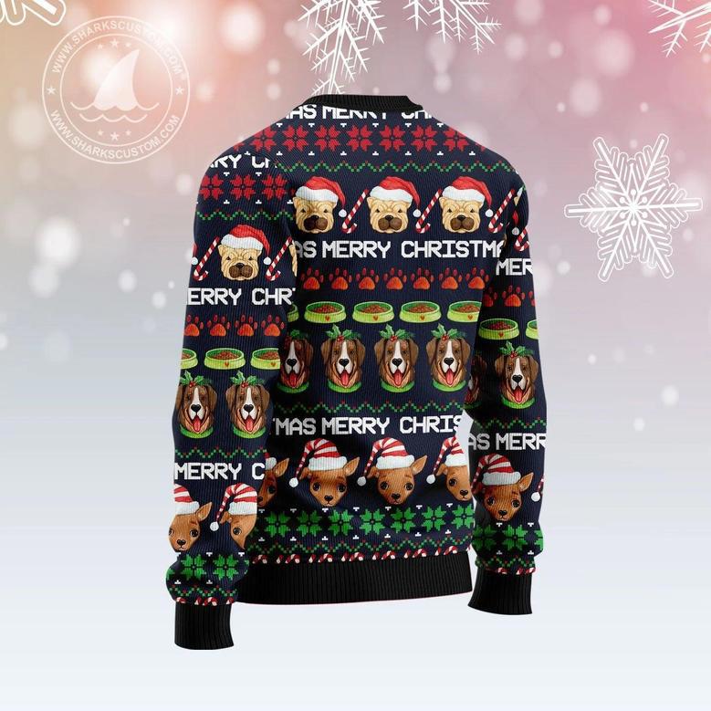 Dog Cute Face Ugly Christmas Sweater