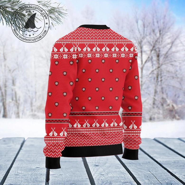 Dog Guitar Christmas Ugly Christmas Sweater