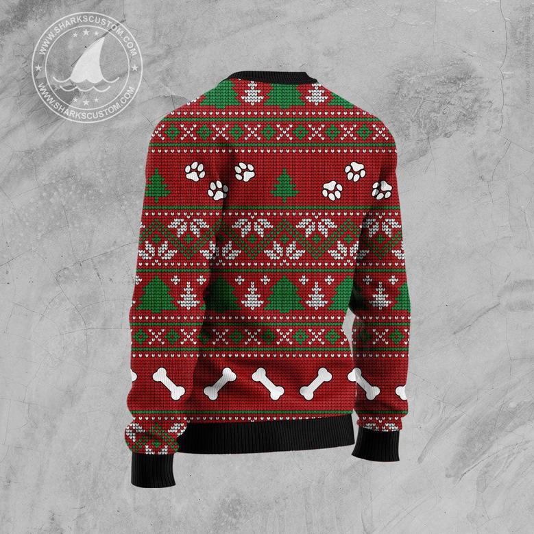 Dog Make Me Happy Humans Make My Head Hurt Ugly Christmas Sweater