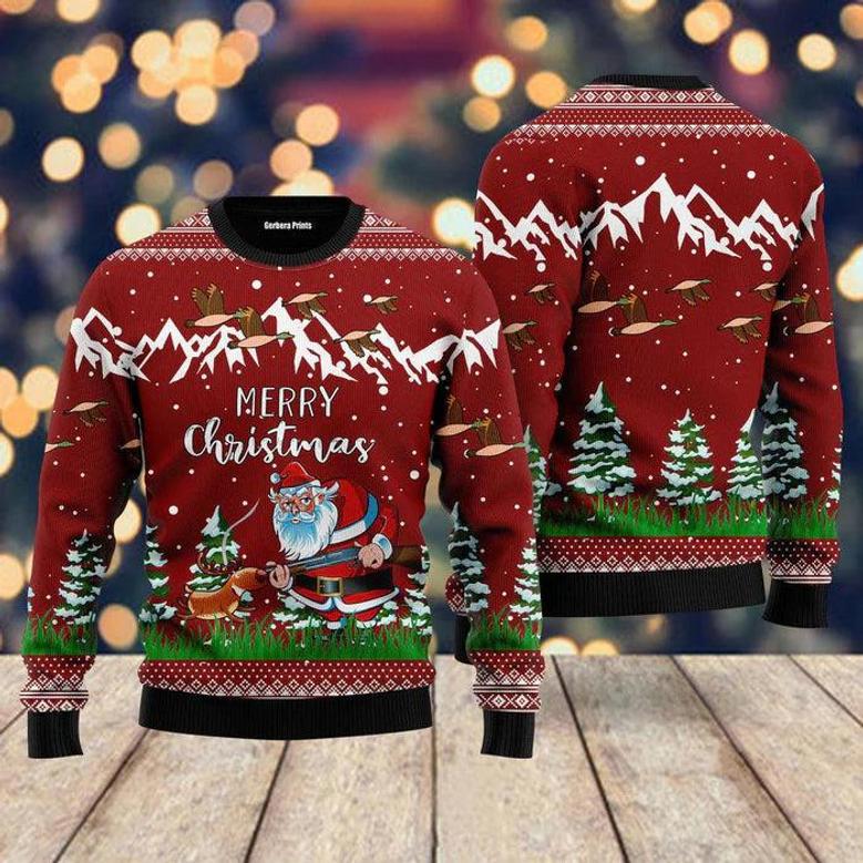 Duck Hunting Christmas Ugly Christmas Sweater For Men & Women