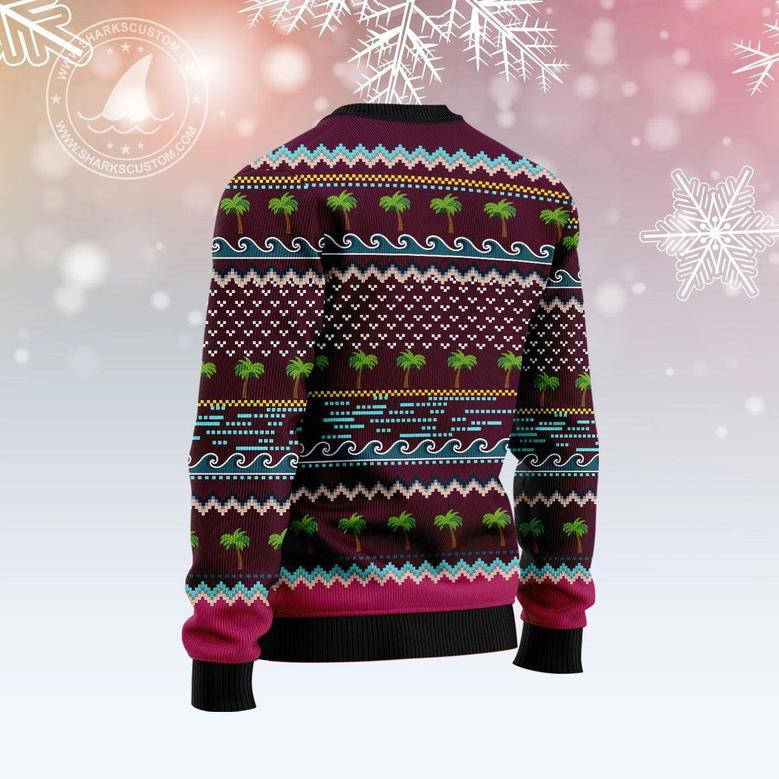 Flamingo Trouble Ugly Christmas Sweater