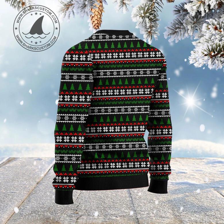 Flossing Around The Christmas Tree Ugly Christmas Sweater