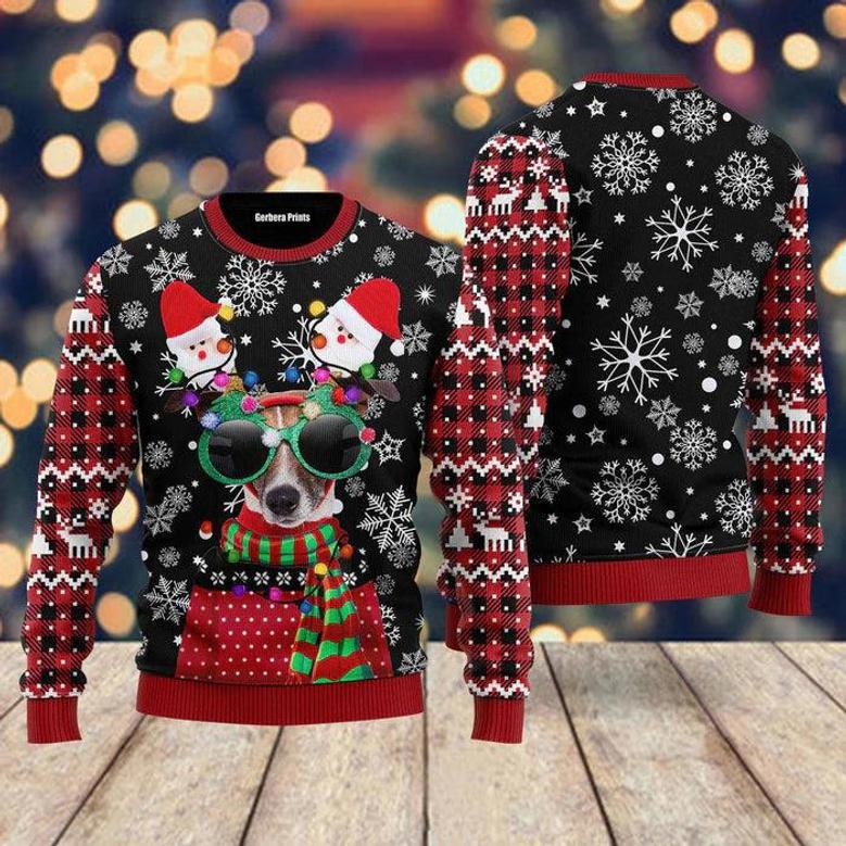 Funny Christmas Dog Ugly Christmas Sweater For Men & Women