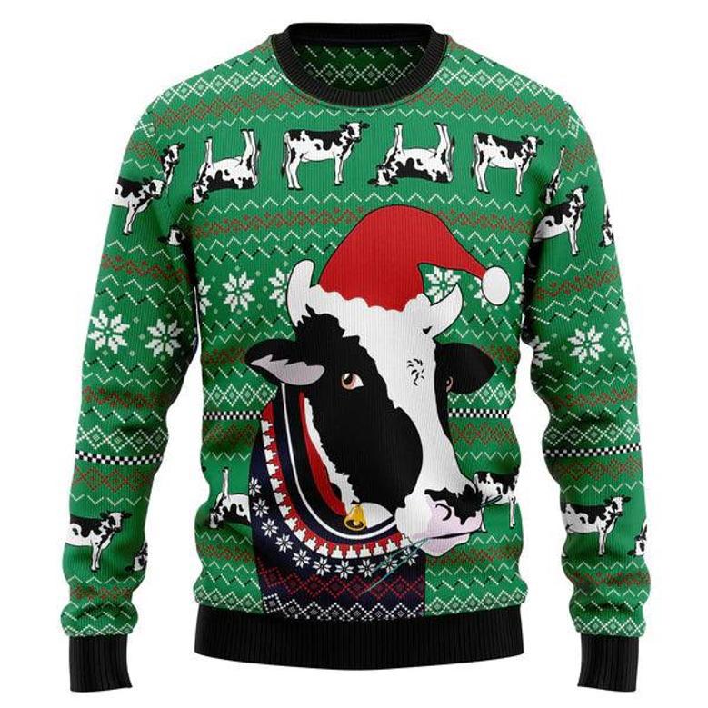 Funny Cow Ugly Christmas Sweater