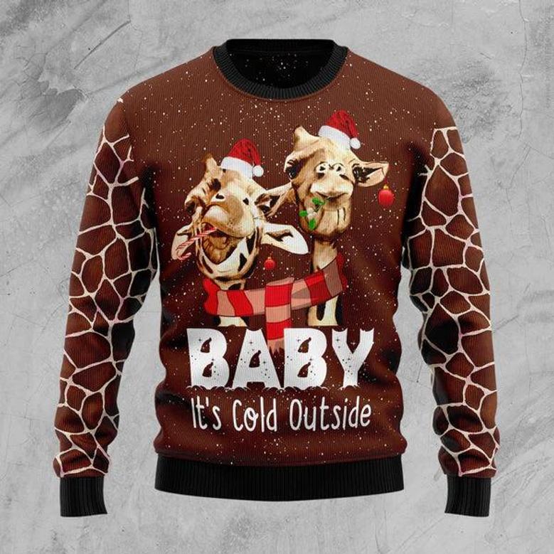 Funny Giraffe Ugly Christmas Sweater