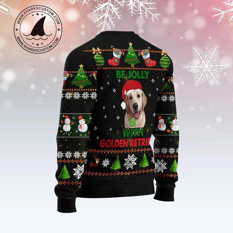 Golden Retriever Be Jolly Ugly Christmas Sweater