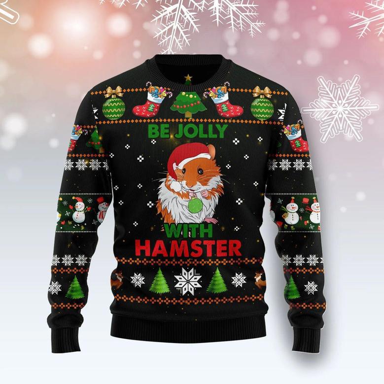 Hamster Be Jolly Ugly Christmas Sweater