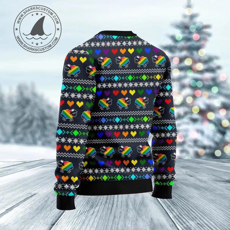 I Am The Rainbow Sheep Of Family Ugly Christmas Sweater