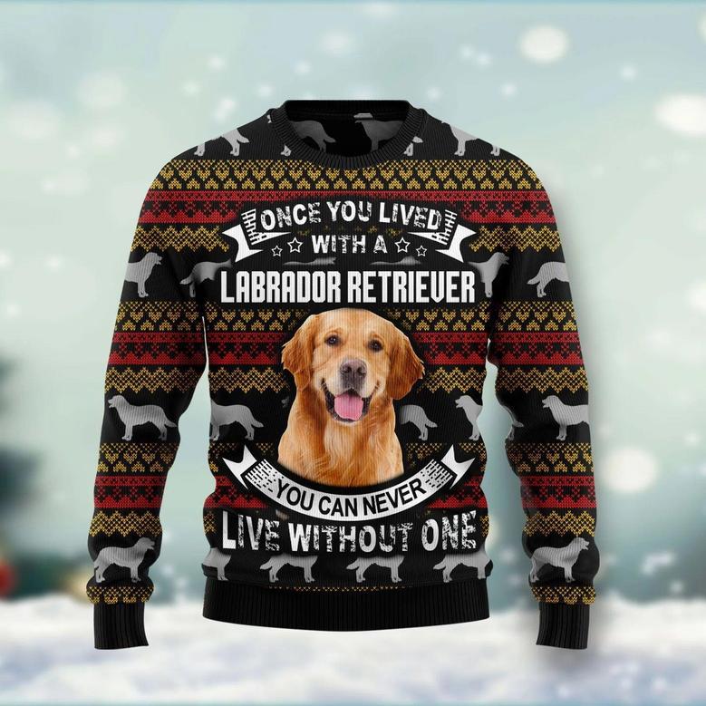 Labrador Retriever Ugly Christmas Sweater unisex womens & mens, couples matching, friends, funny family ugly christmas holiday sweater gifts