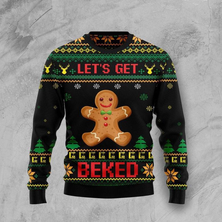 Let's Get Baked Ugly Christmas Sweater