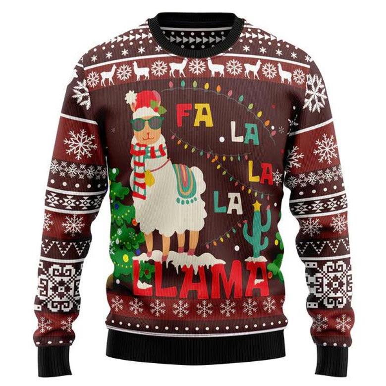 Llama Falalala Christmas Ugly Christmas Sweater