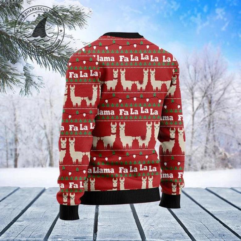 Llama Lalala Ugly Christmas Sweater