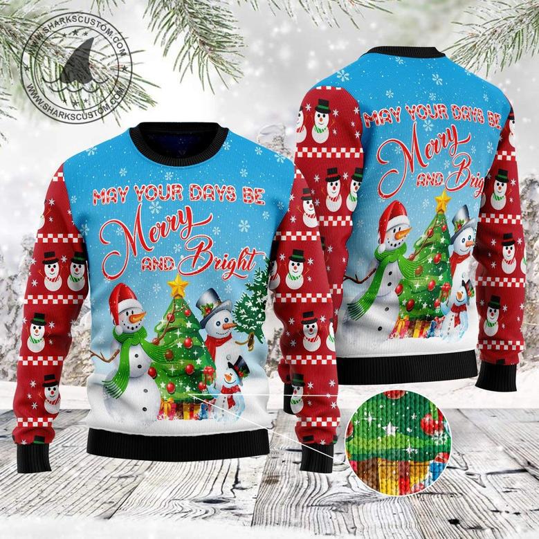 Love Snowman unisex womens & mens, couples matching, friends, funny family ugly christmas holiday sweater gifts 1