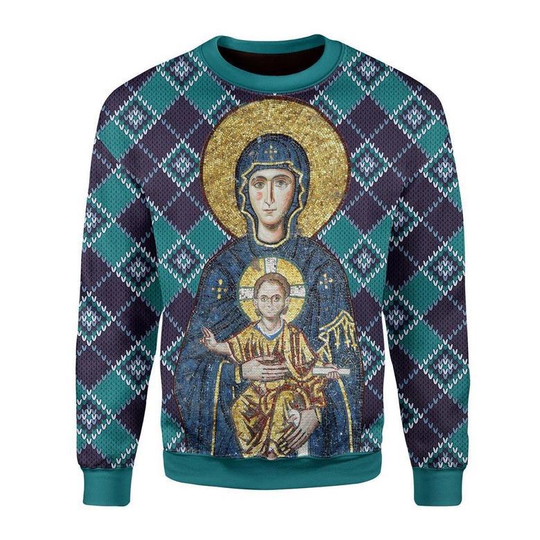 Maria And In Eastern Orthodox Christmas Sweater