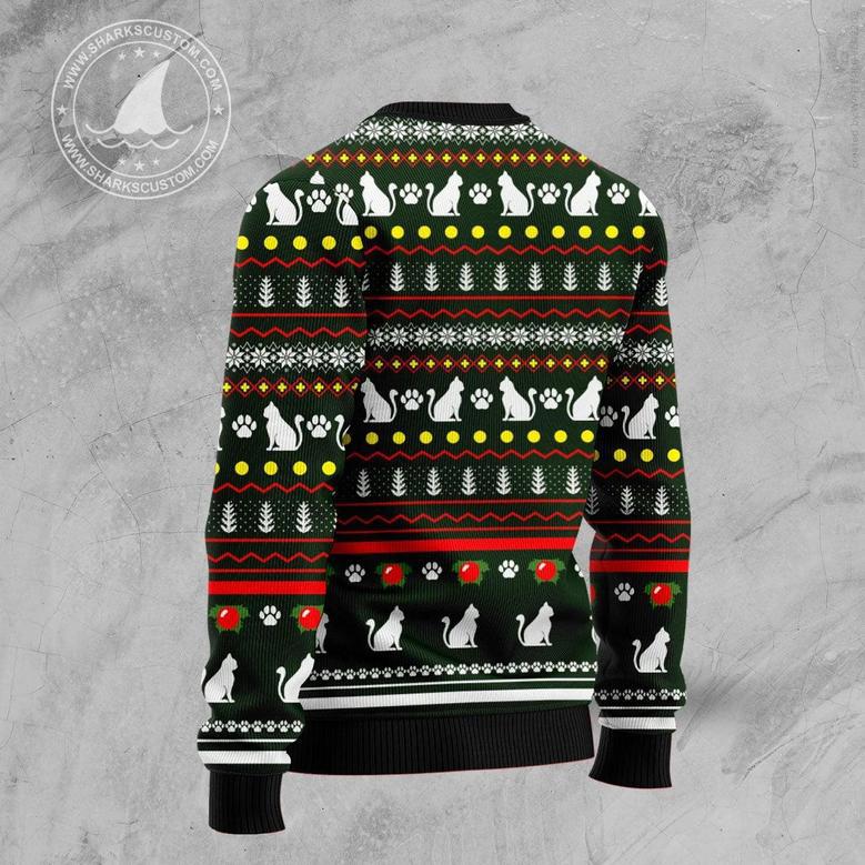 Meowy Catmas Ugly Christmas Sweater