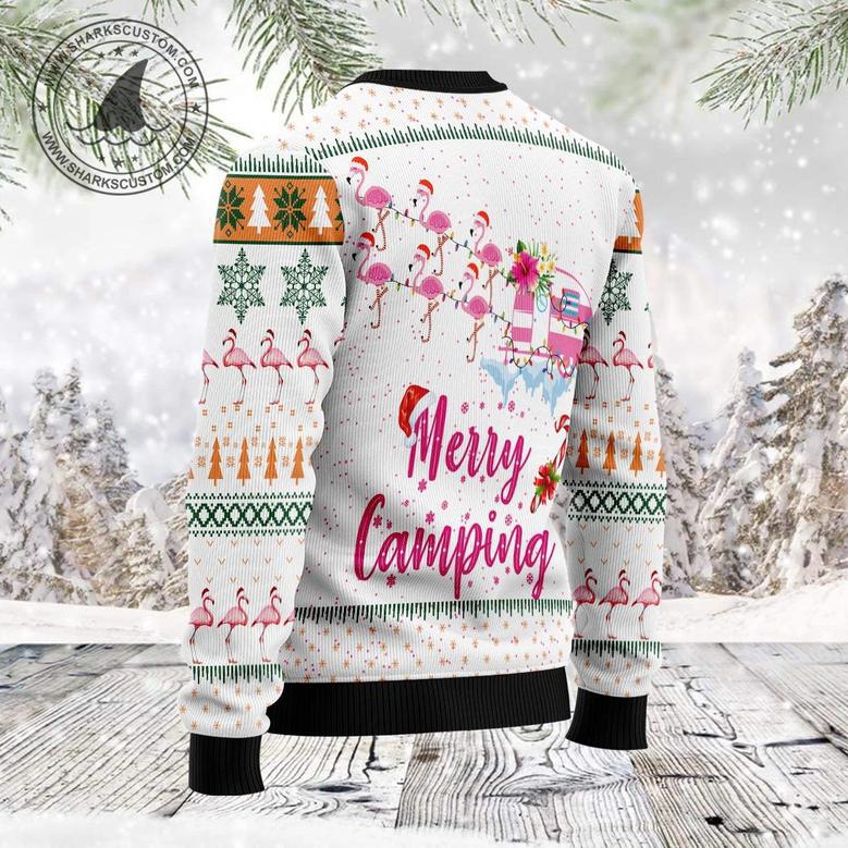 Merry Camping Flamingo