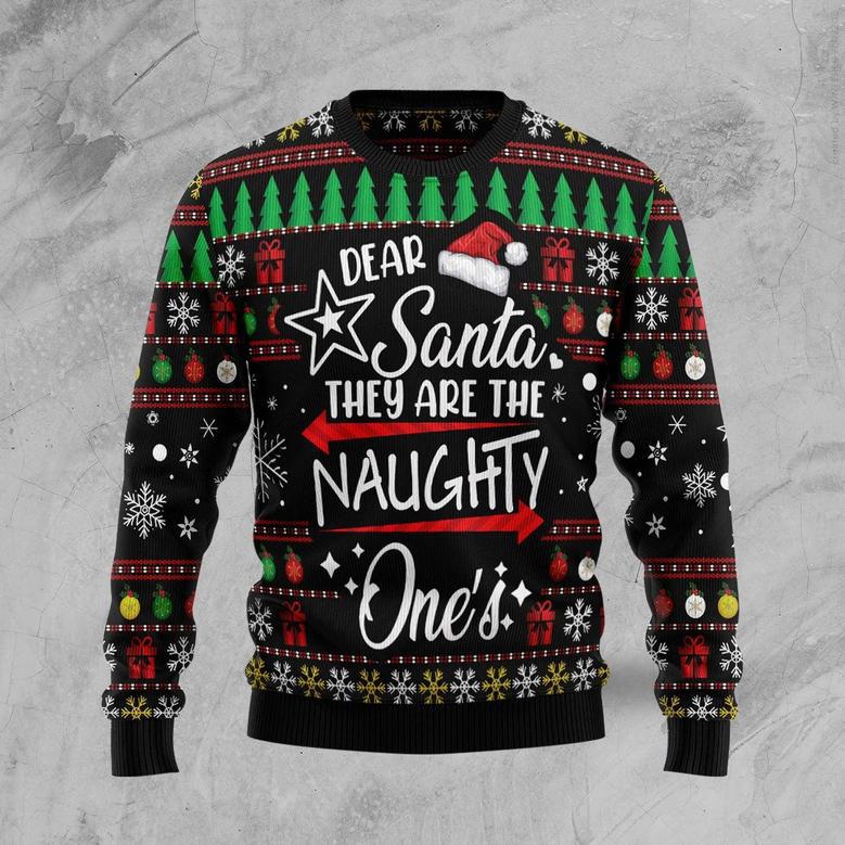 Merry Christmas Dear Santa They Are Naughty One’s Ugly Christmas Sweater