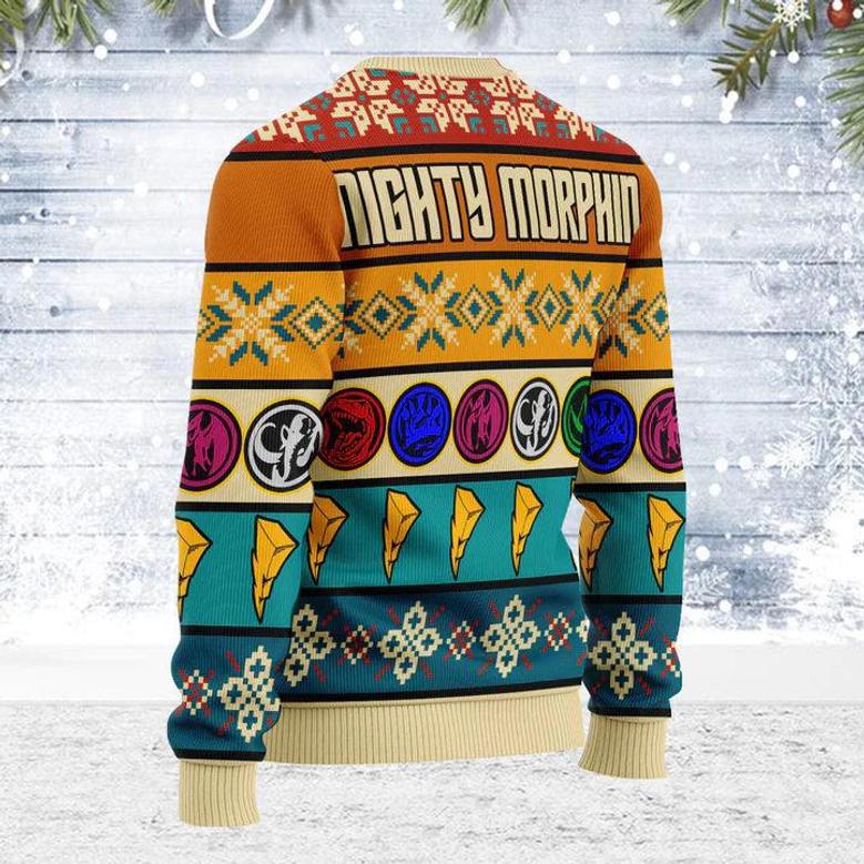 Merry Christmas HoHo Power Rangers MM Unisex Wool Sweater