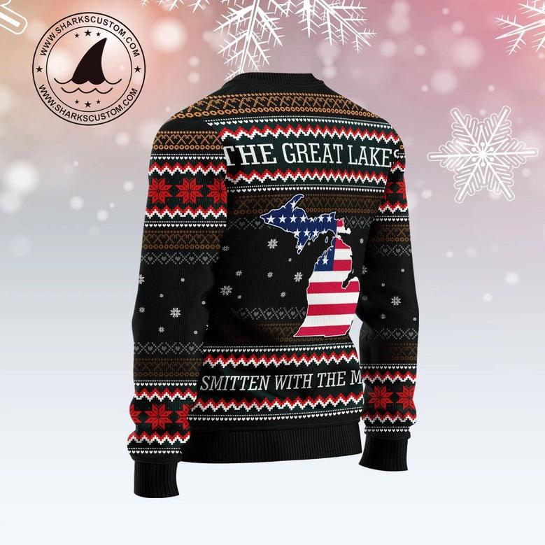 Michigan Smitten With The Mitten Ugly Christmas Sweater