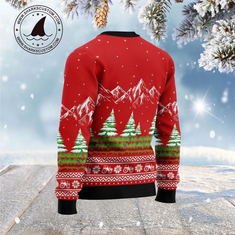 Noel Tractor Ugly Christmas Sweater