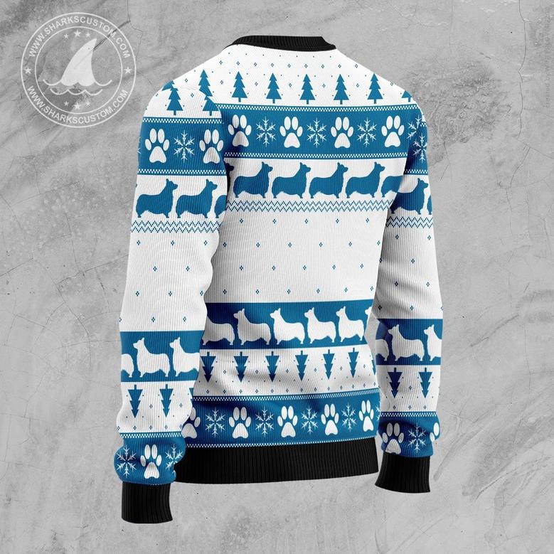 Pembroke Welsh Corgi Greeting Ugly Christmas Sweater