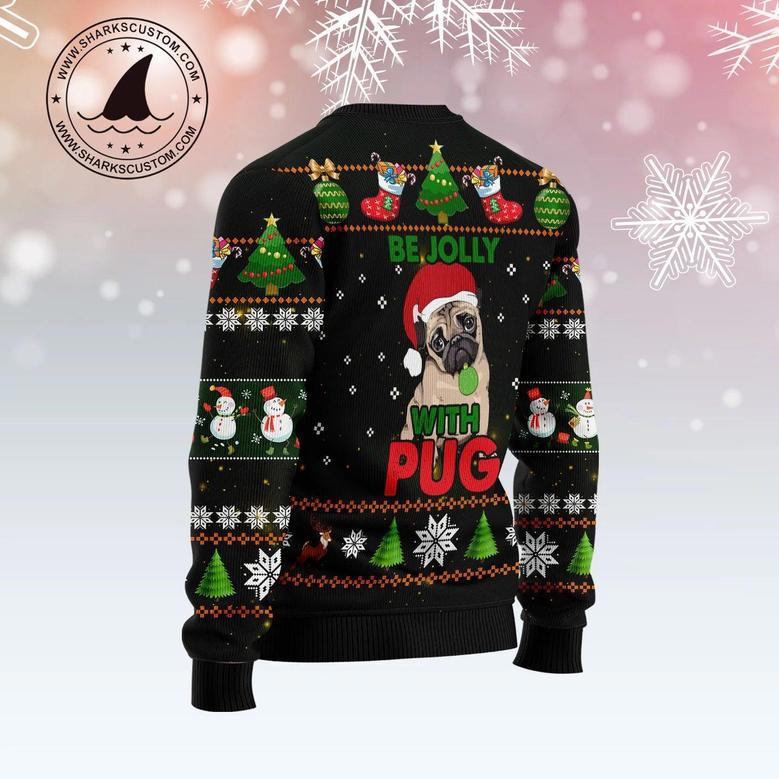 Pug Be Jolly Ugly Christmas Sweater