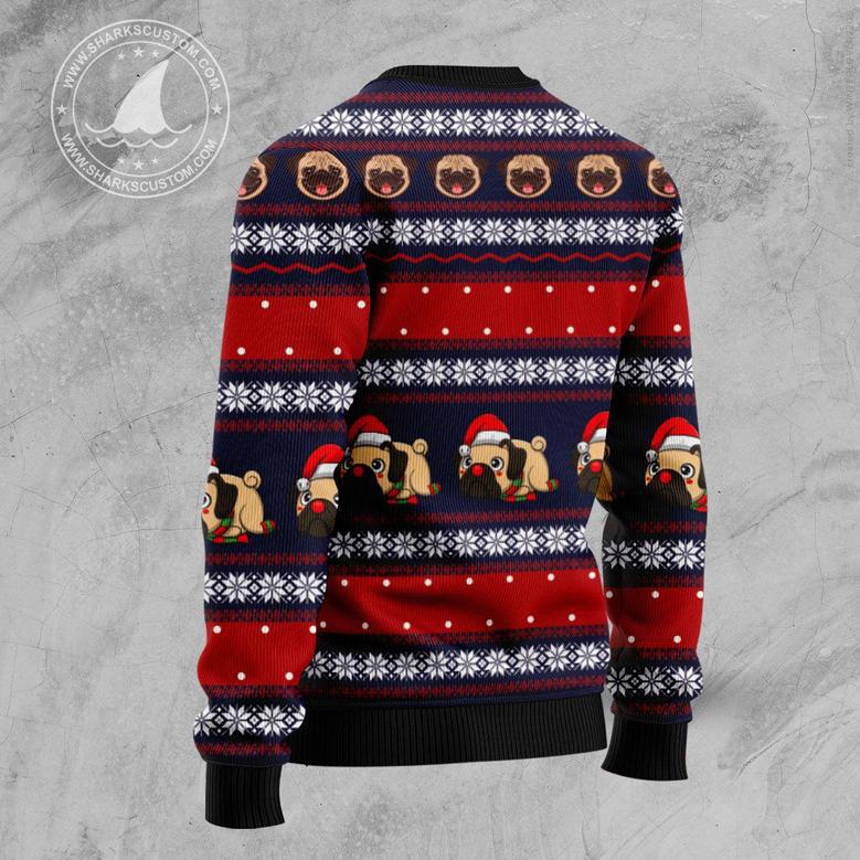 Pug Christmas Is Coming Ugly Christmas Sweater