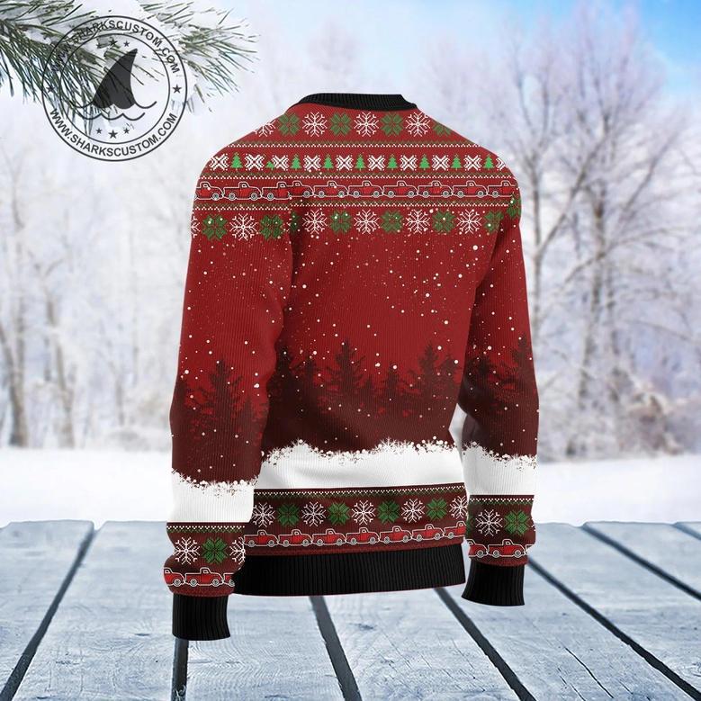 Red Truck Home Christmas Ugly Christmas Sweater